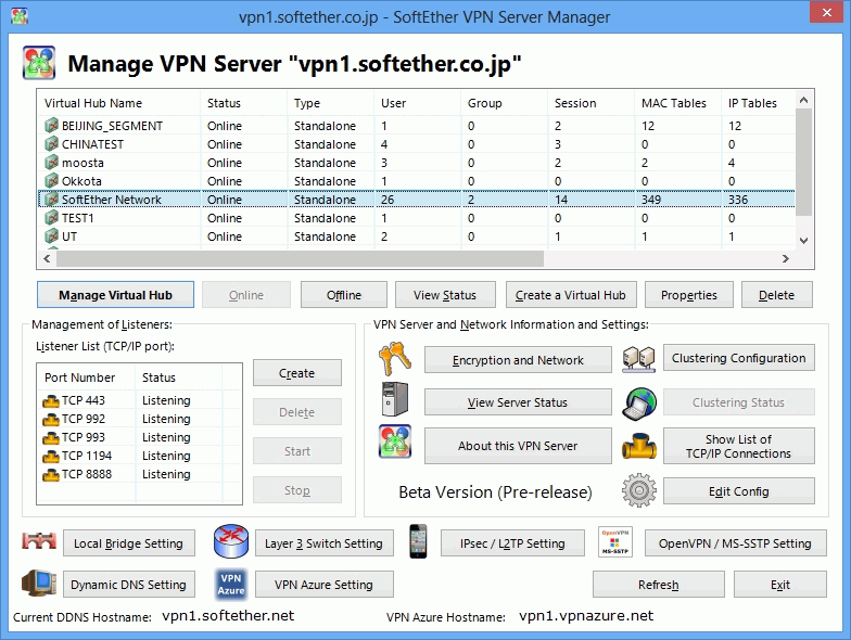 softether vpnserver